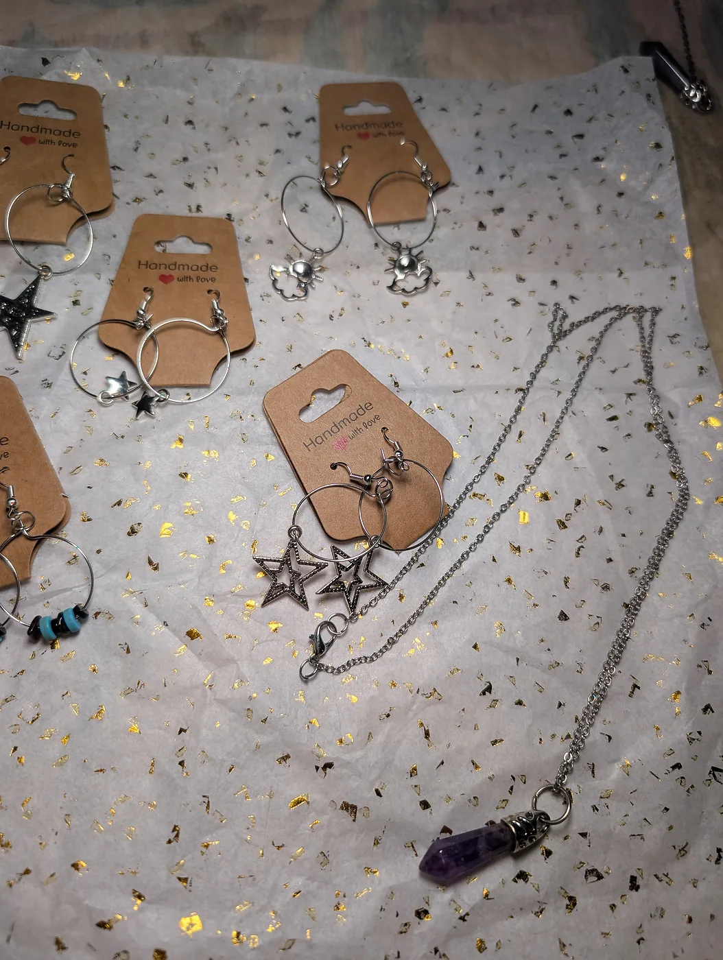 Assorted handmade jewelry