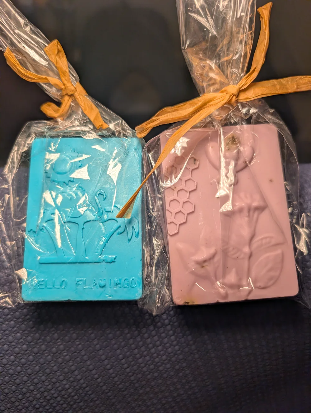 Decorative handmade soap bars